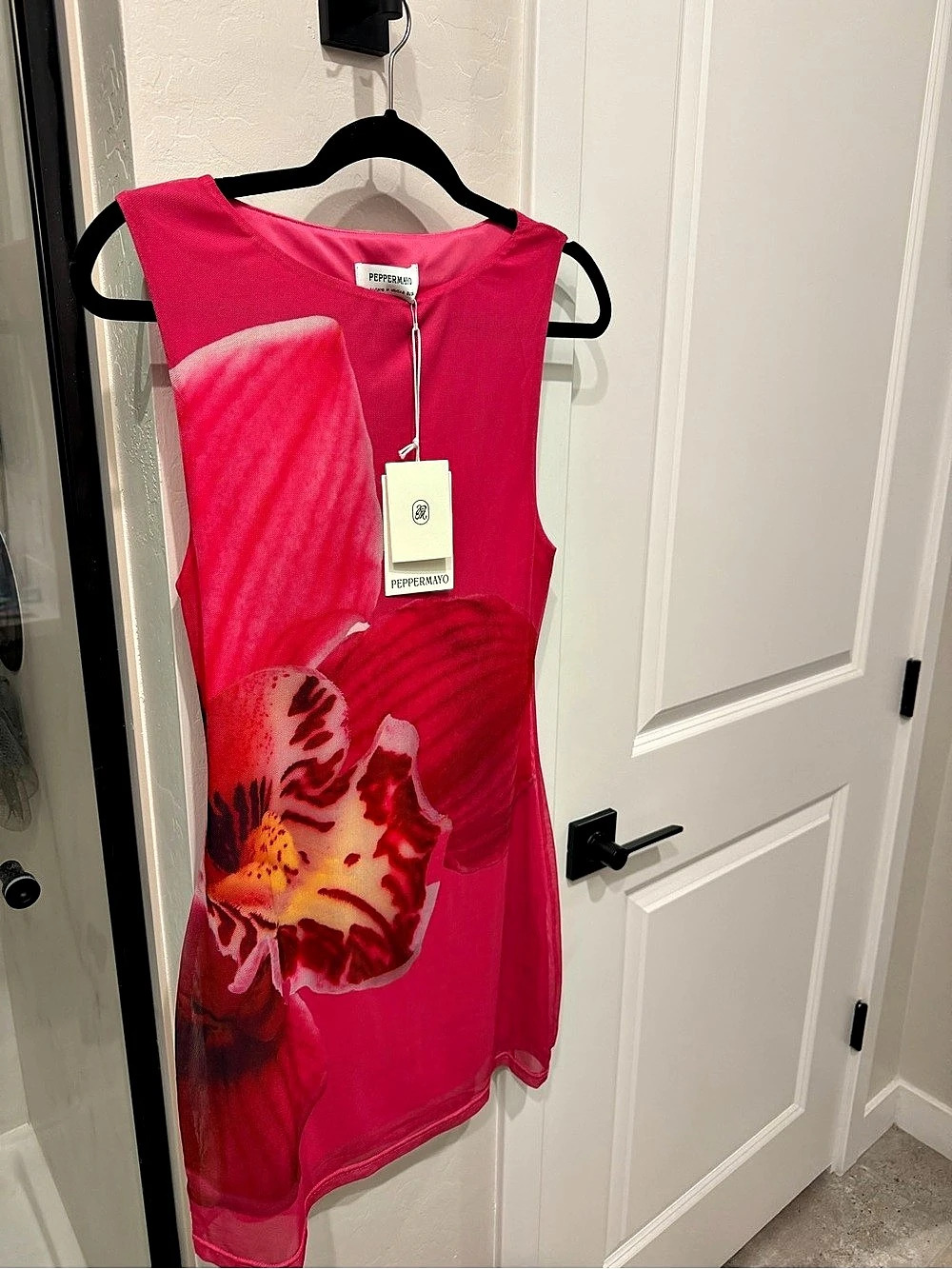 Peppermayo Floral Mini Dress in Pink NWT